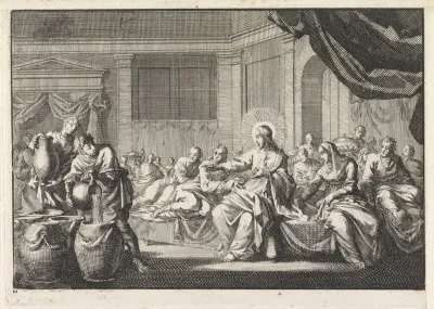 Christus op de bruiloft te Kana