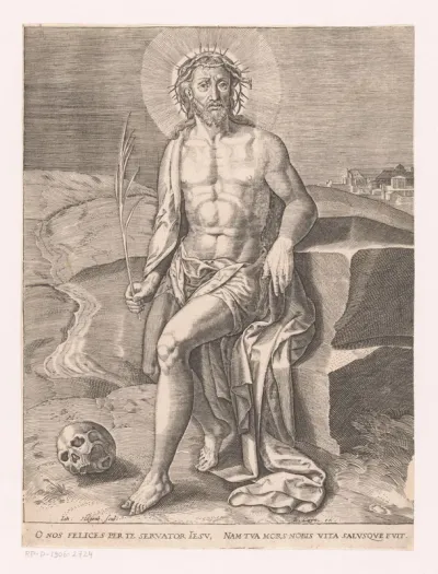 Christus op de koude steen