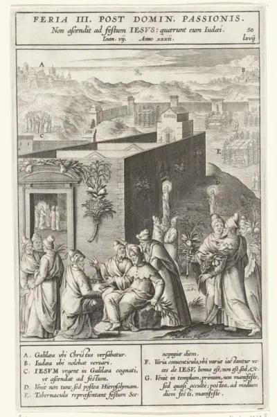 Christus op het Loofhuttenfeest