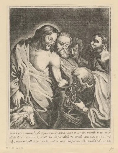 Christus overhandigt Petrus de sleutels