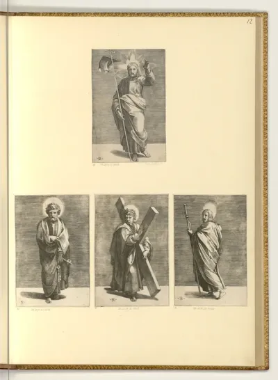 Christus, Petrus, Andreas, Jakobus Maior