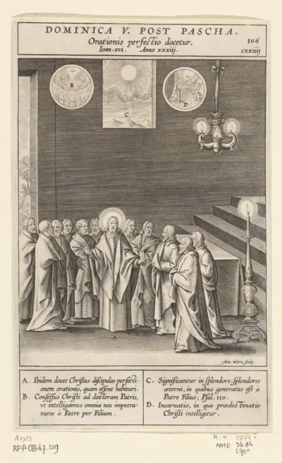 Christus predikt over het gebed