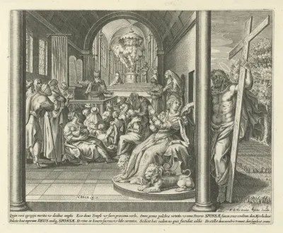 Christus raakt zijn bruid aan