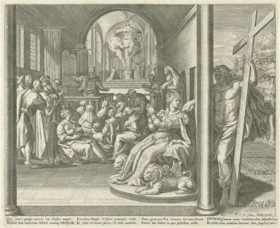 Christus raakt zijn bruid aan