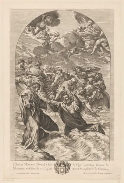 Christus redt Peter van de verdrinkingsdood