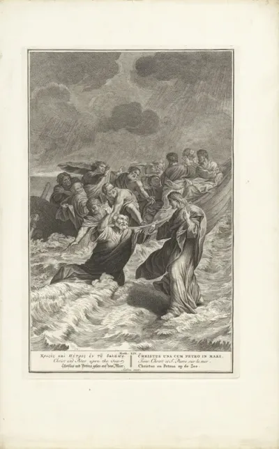 Christus redt Petrus