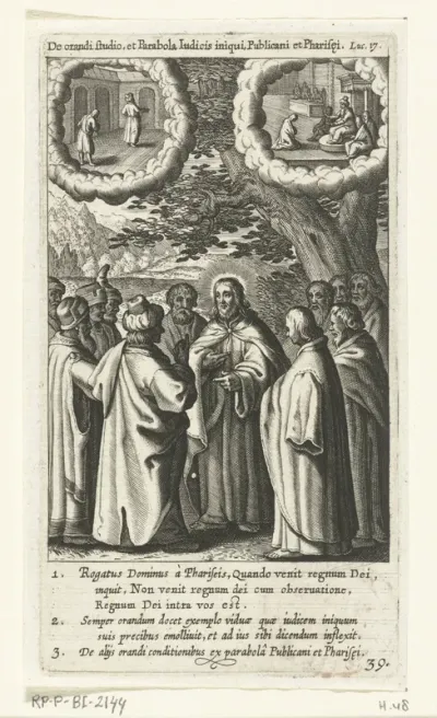 Christus spreekt met Farizeeërs