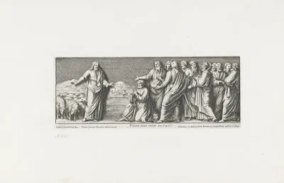 Christus stelt Petrus aan als hoofd van zijn kerk