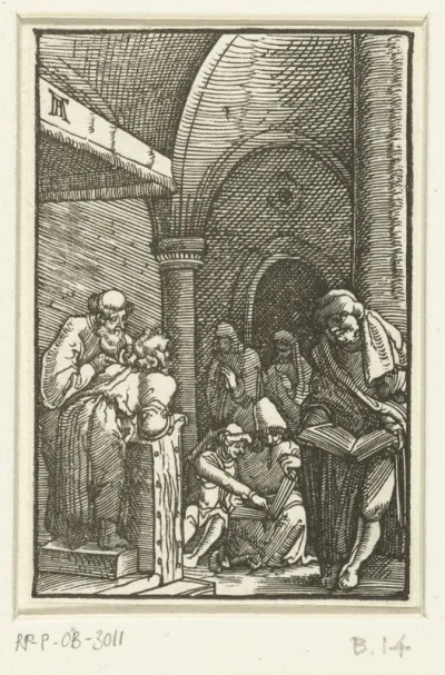 Christus tussen de schriftgeleerden
