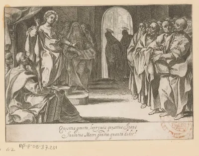 Christus tussen de schriftgeleerden in de tempel