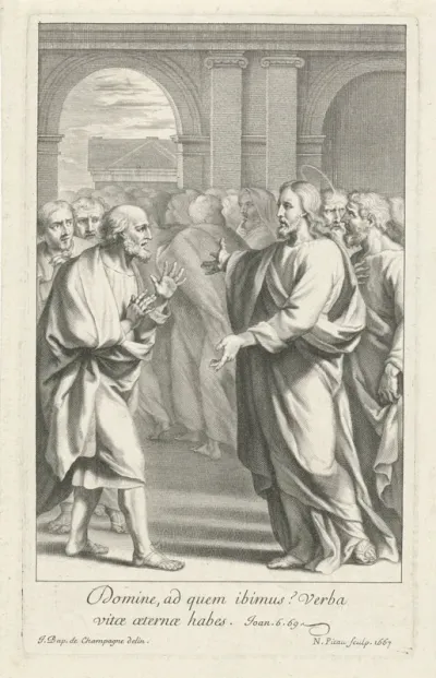 Christus tussen zijn discipelen