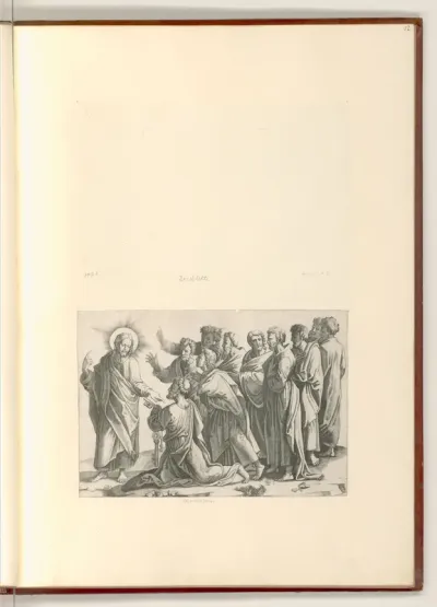Christus übergibt dem heiligen Petrus die Himmelsschlüssel