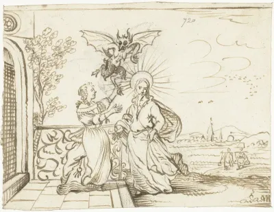 Christus verleid door de Duivel