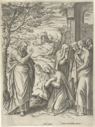 Christus verschijnt aan de heilige vrouwen