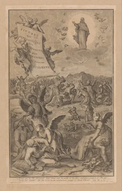Christus verschijnt aan de hemel