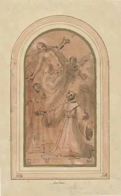 Christus verschijnt aan de zalige Giovanni da San Facondo