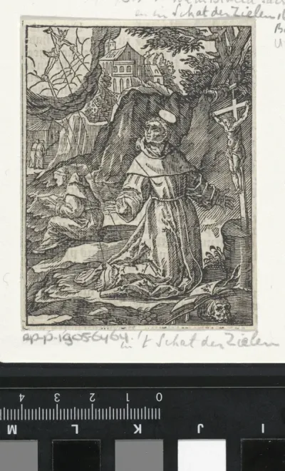 Christus verschijnt aan een heilige in gebed