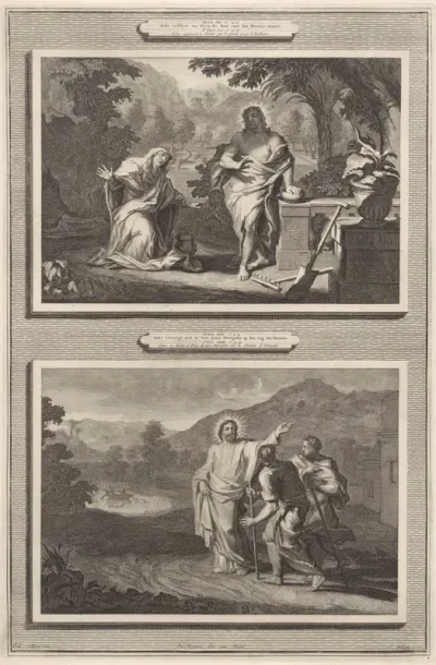Christus verschijnt aan Maria Magdalena (Noli me tangere) en de Emmaüsgangers