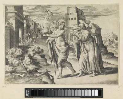 Christus verschijnt aan Petrus bij de poort van Rome