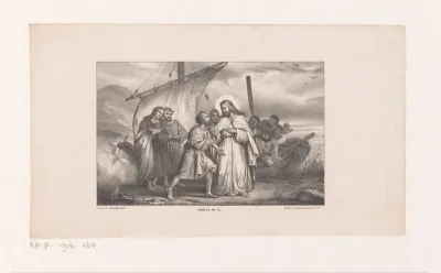 Christus verschijnt bij het Meer van Galilea en stelt Petrus aan als hoofd van zijn kerk