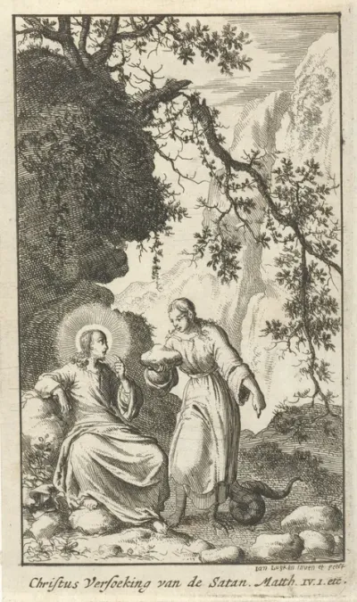 Christus Verzoeking van de Satan