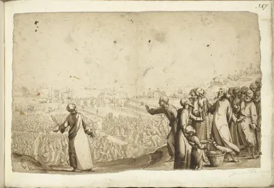 Christus voedt de menigte