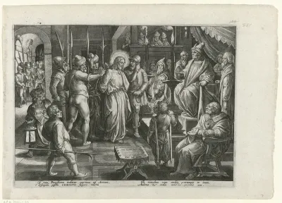 Christus voor de hogepriester Annas