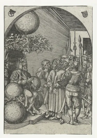 Christus voor Herodes geleid