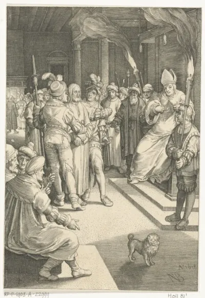 Christus voor Kajafas