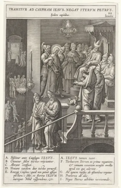 Christus voor Kajafas gebracht