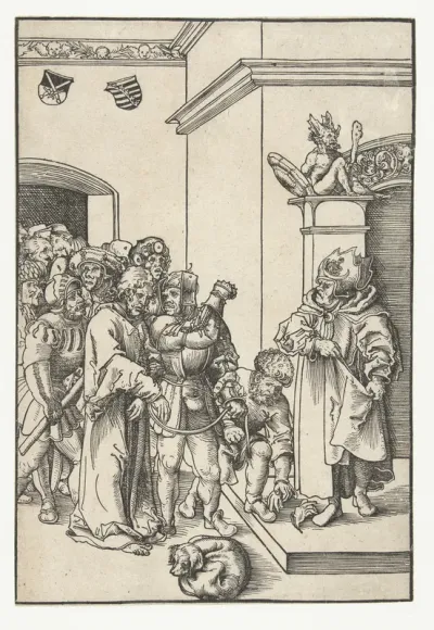 Christus voor Kajafas geleid