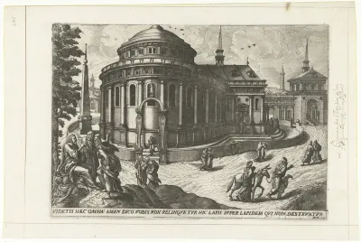 Christus voorspelt de vernietiging van de tempel
