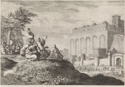 Christus voorspelt de vernietiging van Jeruzalem