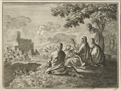 Christus voorspelt de vernietiging van Jeruzalem