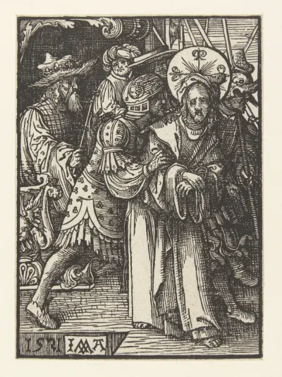 Christus weggeleid van Herodes