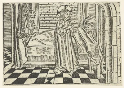 Christus wekt de dochter van Jaïrus op