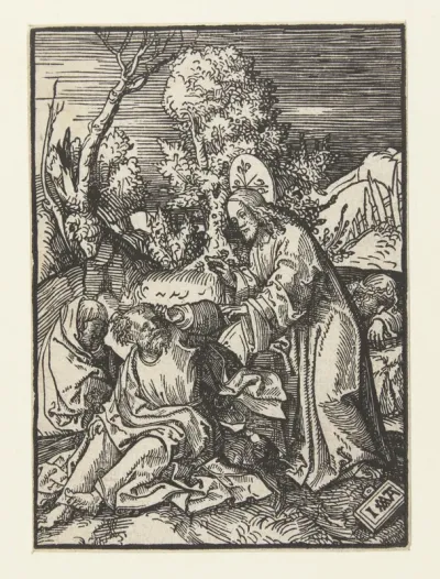 Christus wekt de slapende discipelen