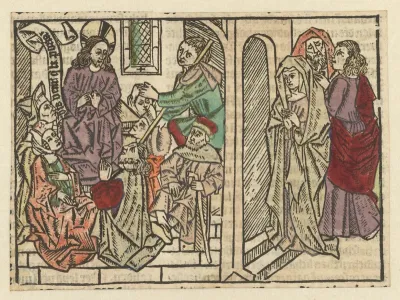 Christus wordt gezocht door zijn moeder en broeders