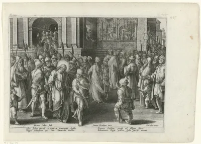 Christus wordt naar Herodes gezonden