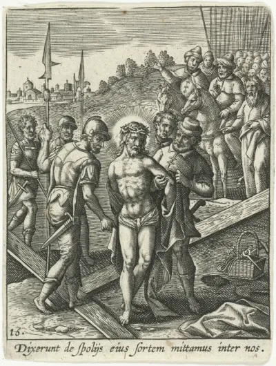 Christus wordt uitgekleed