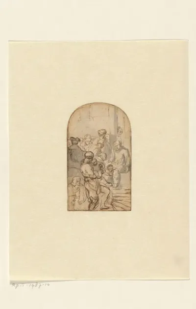 Christus zegent de kinderen