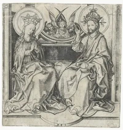 Christus zegent Maria