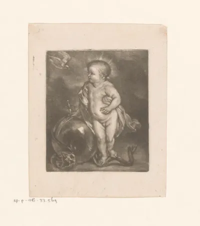 Christuskind als Salvator Mundi
