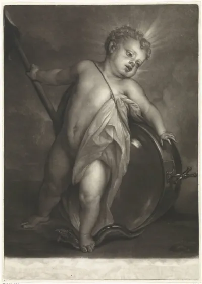 Christuskind als Salvator Mundi