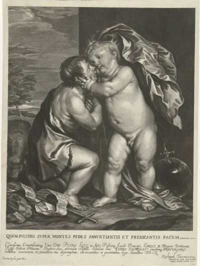 Christuskind en Johannes de Doper