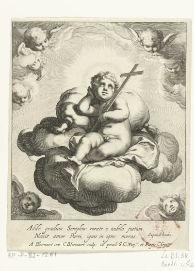 Christuskind in de wolken