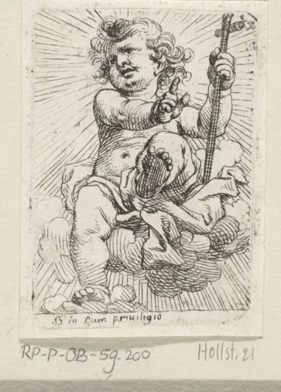 Christuskind met kruis