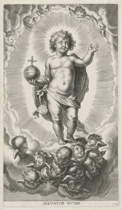 Christuskind met rijksappel
