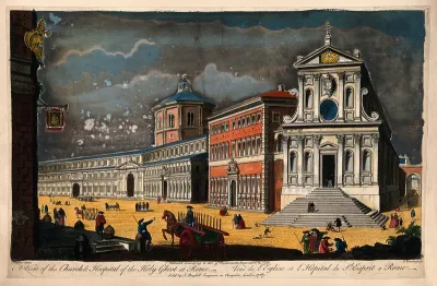 Church and Hospital of Santo Spirito in Sassia, Rome: panoramic views