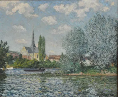 Church of Petit-Andelys (France, Normandy) by Maxime Maufra, 1902